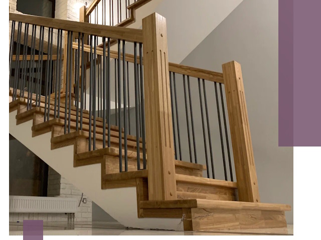 Реставрация деревянных и металлических лестниц в Фрязине