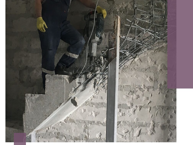 Демонтаж металлических и бетонных лестниц в Фрязине