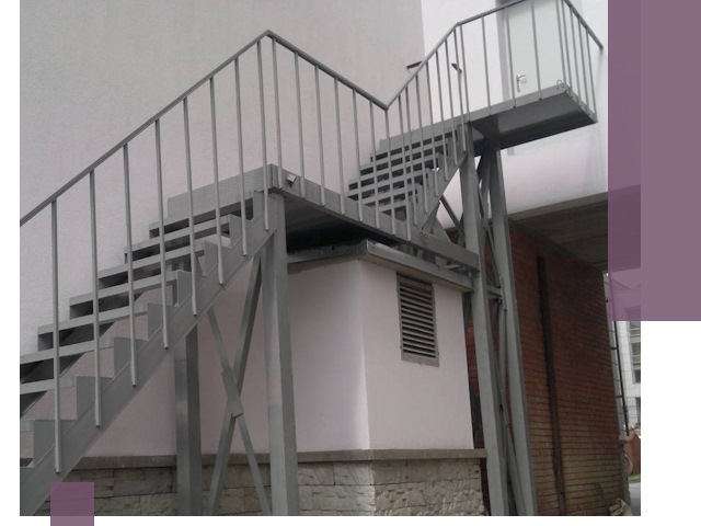 Монтаж пожарных лестниц под ключ в Фрязине с гарантией качества