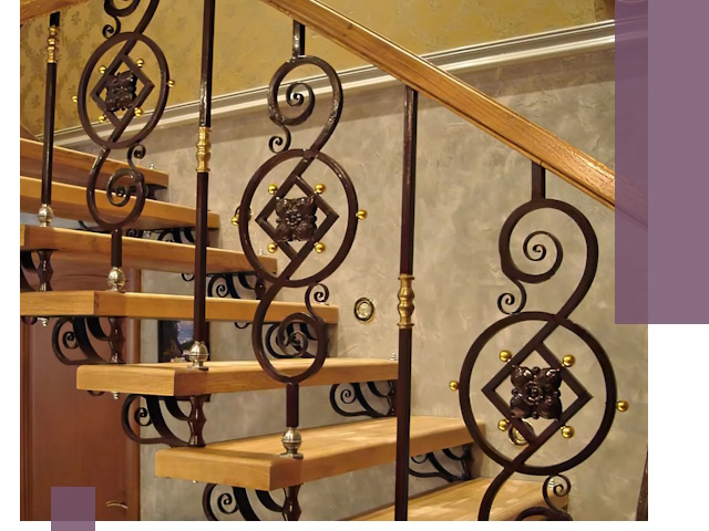 Изготовление кованых лестниц под ключ в Фрязине