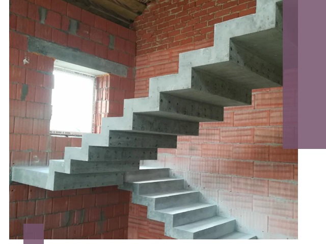 Бетонные лестницы под ключ в Фрязине: монтаж, демонтаж, ремонт