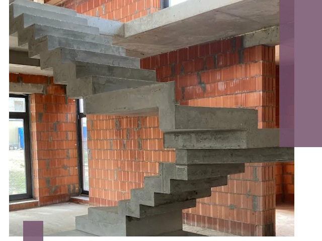 Изготовление бетонных лестниц под ключ в Фрязине