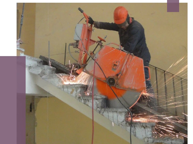 Демонтаж бетонных лестниц в Фрязине от 4673 руб. за м2 | ПРОЛЁТ-Фрз