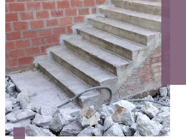 Демонтаж бетонных лестниц в Фрязине: быстро и безопасно