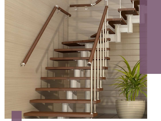 Изготовление модульных лестниц под ключ в Фрязине