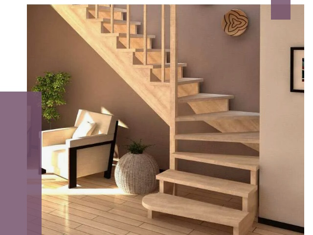 Изготовление Г-образных лестниц в Фрязине от 19212 руб. 