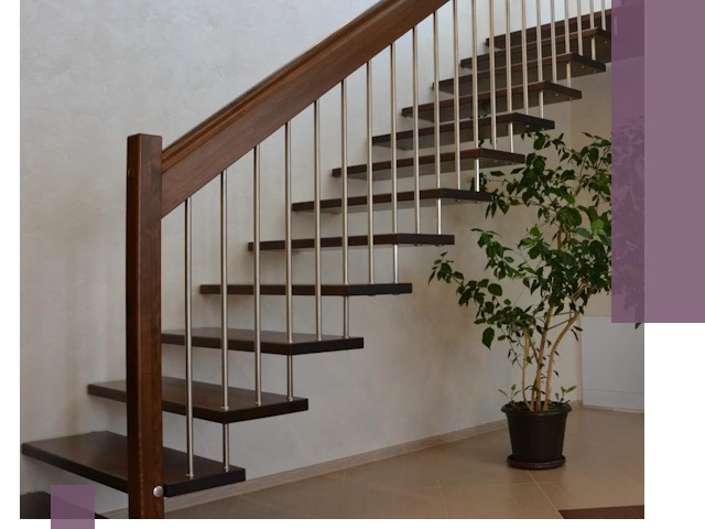 Лестницы на больцах под ключ в Фрязине – изготовление и монтаж