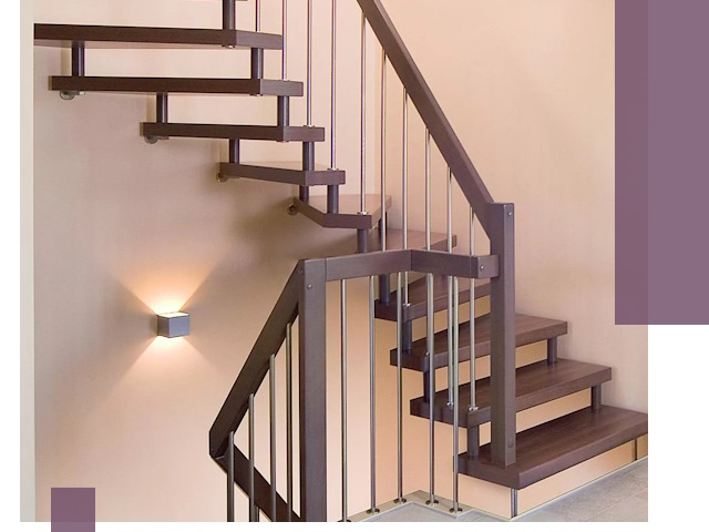 Изготовление лестниц на больцах в Фрязине под ключ