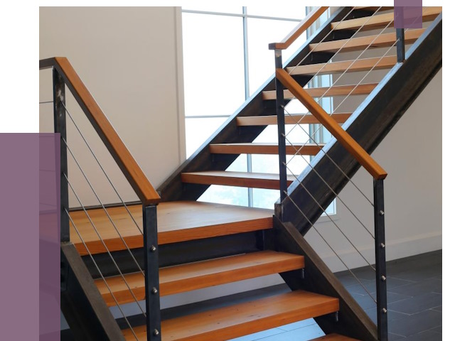 Изготовление лестниц на металлокаркасе в Фрязине от 19212 руб. | ПРОЛЁТ-Фрз