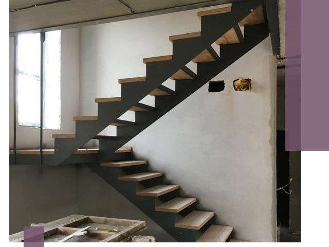 Изготовление лестниц на металлокаркасе в Фрязине от производителя