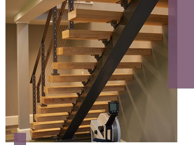 Лестницы на монокосоурах под ключ в Фрязине - изготовление и монтаж