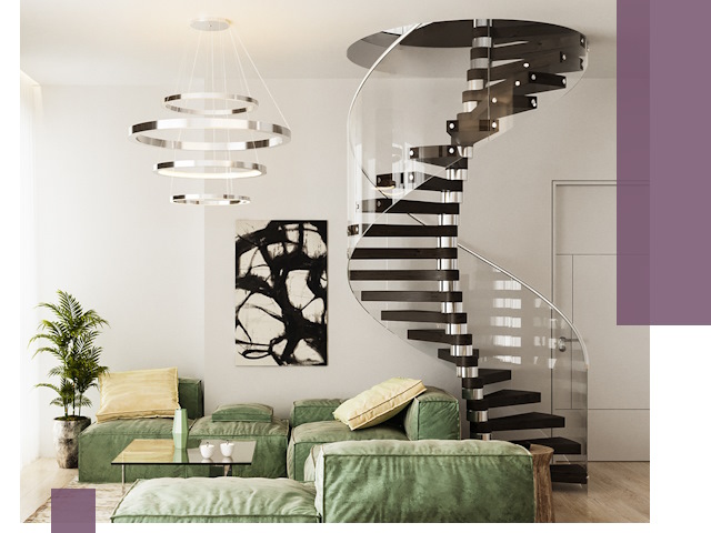 Лестницы для двухуровневой квартиры в Фрязине — изготовление и монтаж