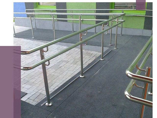 Ограждения пандусов в Фрязине от 4414 руб. монтаж | ПРОЛЁТ-Фрз