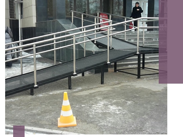 Стационарные пандусы под ключ в Фрязине — изготовление и монтаж