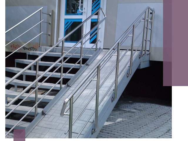 Пандус на крыльцо под ключ в Фрязине: монтаж и изготовление