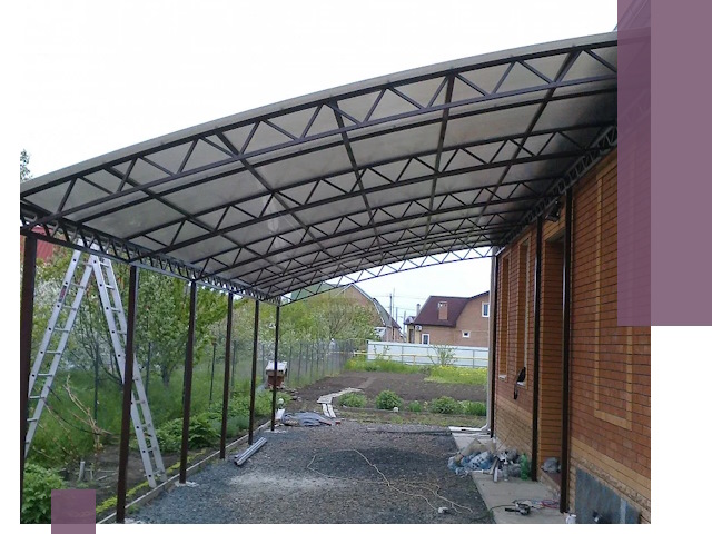 Профессиональный монтаж навесов под ключ в Фрязине