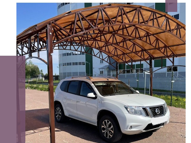 Недорогие навесы в Фрязине от 43617 руб.  | ПРОЛЁТ-Фрз