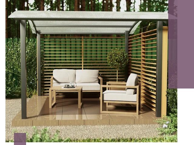 Навесы для дачи в Фрязине: изготовление, монтаж и демонтаж