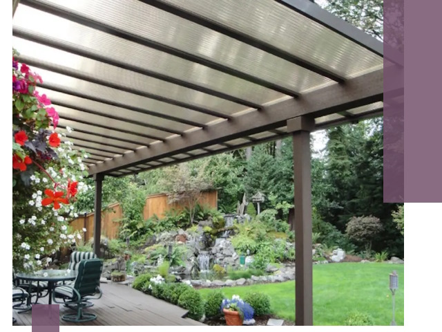 Навесы из поликарбоната под ключ в Фрязине быстро и надёжно