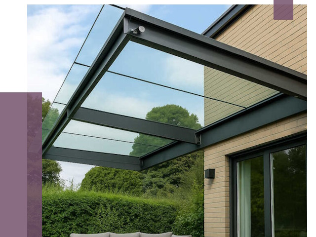 Стеклянные навесы и козырьки в Фрязине от 12462 руб.