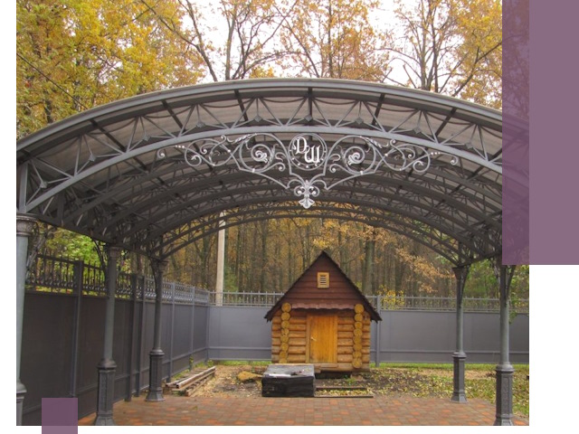 Кованые навесы премиум-класса под заказ в Фрязине