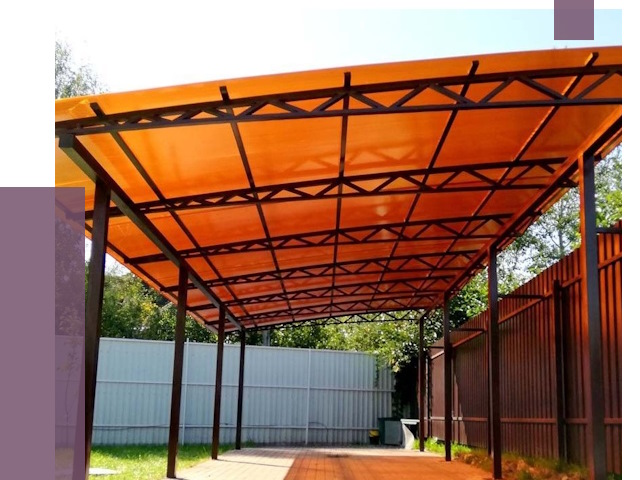 Односкатные навесы под ключ в Фрязине от 13345 руб. 