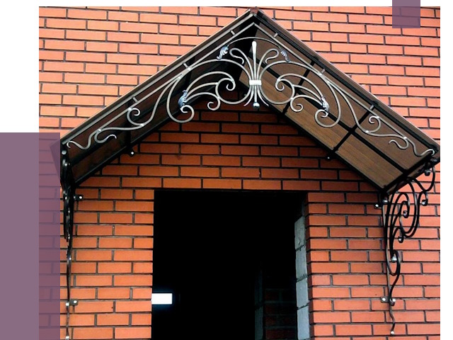 Металлические козырьки в Фрязине от 10852 руб. 