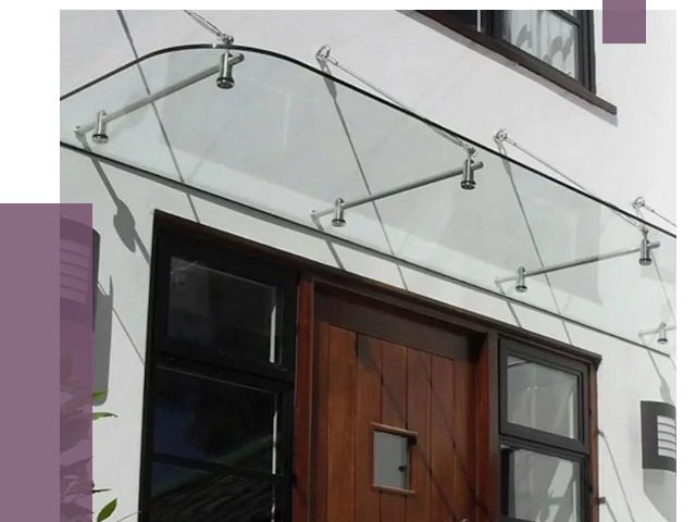 Стеклянные козырьки в Фрязине от 19212 руб. | ПРОЛЁТ-Фрз