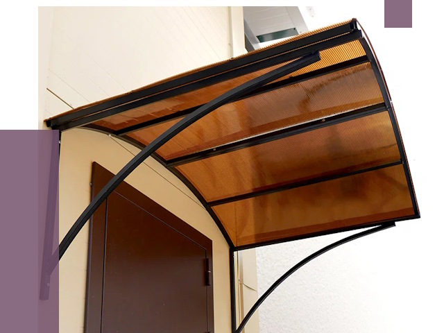 Недорогие козырьки в Фрязине от 7706 руб.  | ПРОЛЁТ-Фрз