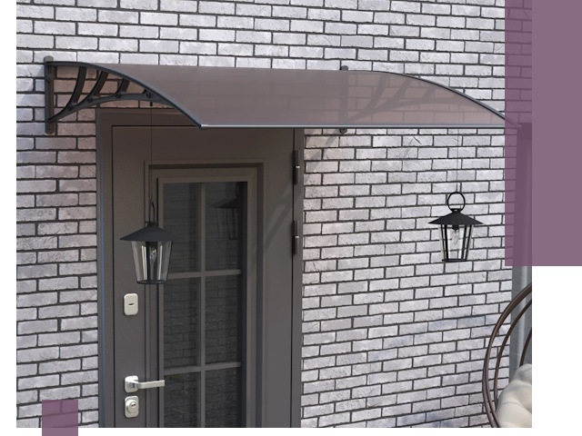 Недорогие козырьки и навесы под ключ в Фрязине