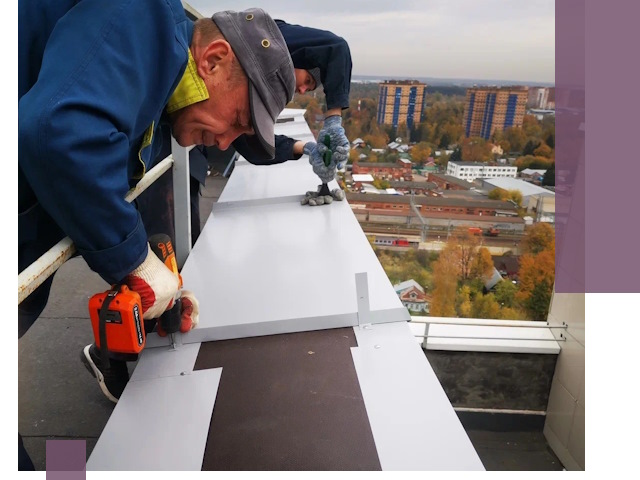 Монтаж парапетов в Фрязине — установка прочных металлических ограждений