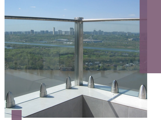 Стеклянные парапеты премиум класса в Фрязине для домов и бизнесов