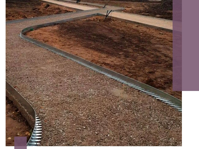 Металлические бордюры под ключ в Фрязине — изготовление и монтаж