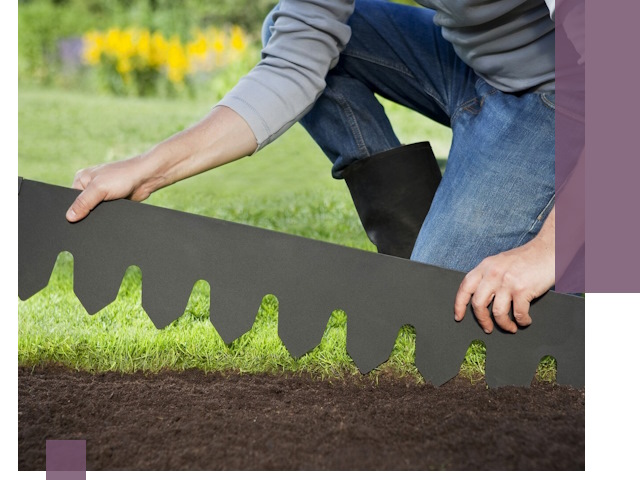 Металлические бордюры для газона в Фрязине — изготовление и монтаж