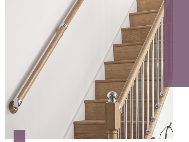 Пристенные поручни из стали и нержавейки под монтаж в Фрязине